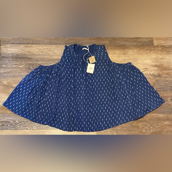 NWT FAHERTY ELIZA TOP SIZE SMALL IN IKAT - Picture 2 of 11